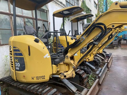 Usado Komatsu PC20MR-2 Crawler montado escavadeira original Japão Trabalhando no jardim
