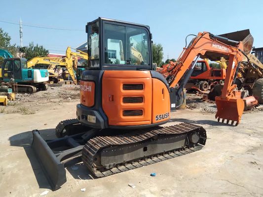 Hitachi ZX55USR-5A Mini Excavatora de Escavação em Bom Condição Mini Excavatora em Uso