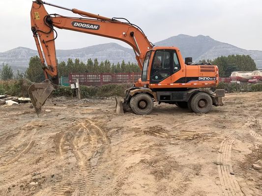 Cor Original Excavadora Usada Doosan DH210W-7 Em boas condições/Excavadora Usada Doosan para Venda