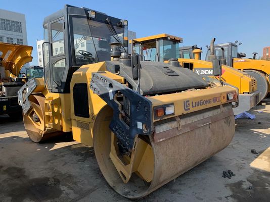 Compactor de tambor duplo Liugong CLG6212 usado Operação fácil Baixo tempo de inatividade