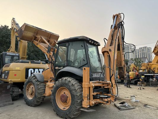 CASO 695SR Carregador de retroescavadeira usado Construção robusta Carregador de retroescavadeira de quatro rodas