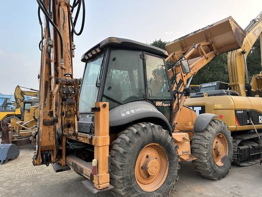 CASO 695SR Carregador de retroescavadeira usado Construção robusta Carregador de retroescavadeira de quatro rodas