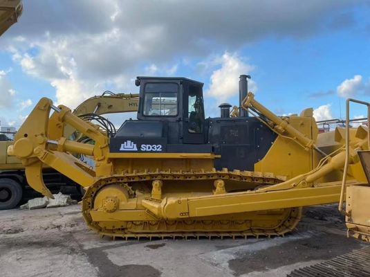 SHANTUI SD32 Usado Bulldozer Crawler Heavy Duty Dozer hidráulico de segunda mão