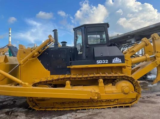 SHANTUI SD32 Usado Bulldozer Crawler Heavy Duty Dozer hidráulico de segunda mão
