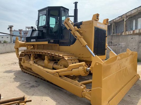 6 Way Blade SHANTUI SD22 Bulldozer de segunda mão com arrancador hidráulico