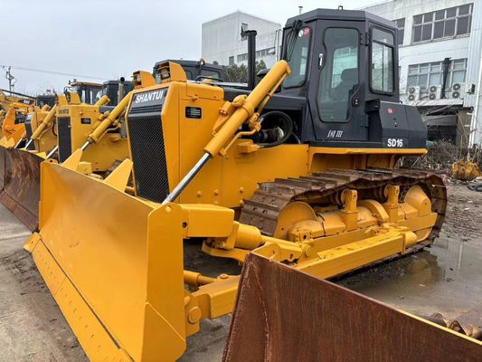 SHANTUI SD16 Usado Bulldozer Crawler de baixa manutenção Dozer de segunda mão