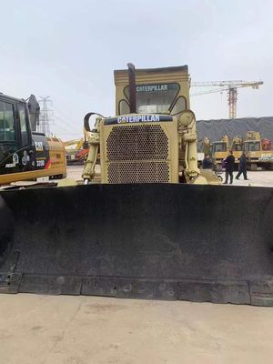 Potente de segunda mão Caterpillar D7G Dozer Eficiência Energética 6 Way Blade