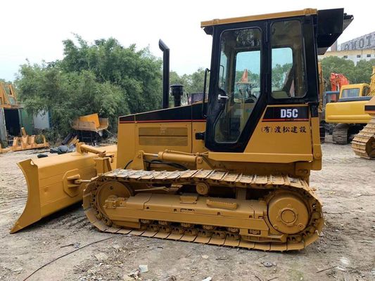 Mini Bulldozer de segunda mão original do Japão Caterpillar D5C XL Operação estável