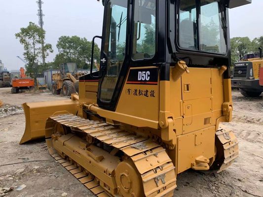 Mini Bulldozer de segunda mão original do Japão Caterpillar D5C XL Operação estável