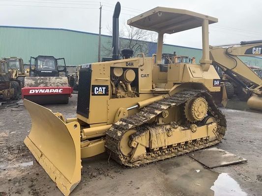 Usado Crawler CAT D4H Bulldozer Repintura Cor Alta Direção Fácil de Operação