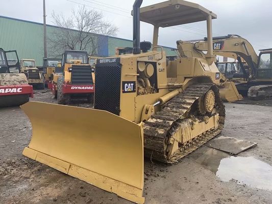 Usado Crawler CAT D4H Bulldozer Repintura Cor Alta Direção Fácil de Operação