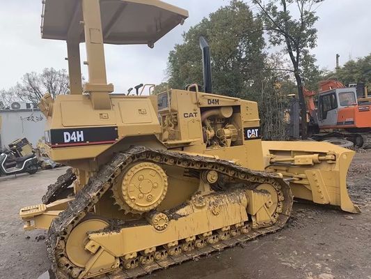 Usado Crawler CAT D4H Bulldozer Repintura Cor Alta Direção Fácil de Operação