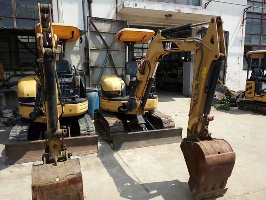 Cor Original 303 CR Excavadora CAT Usada Eficiência Energética Mini Excavadora CAT Usada