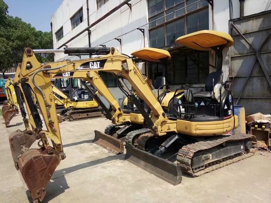 Cor Original 303 CR Excavadora CAT Usada Eficiência Energética Mini Excavadora CAT Usada