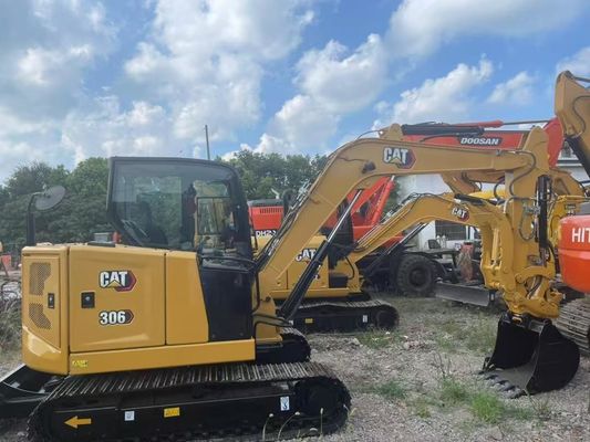 Excavadora CAT hidráulica de polegar usado Excavadora hidráulica de engate rápido 306 CAT
