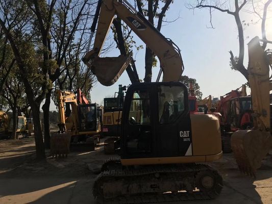 307E Excavadora CAT usada Eficiência do combustível Excavadora hidráulica usada 2017 ano