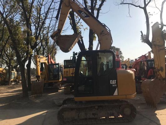 307E Excavadora CAT usada Eficiência do combustível Excavadora hidráulica usada 2017 ano