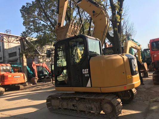 307E Excavadora CAT usada Eficiência do combustível Excavadora hidráulica usada 2017 ano