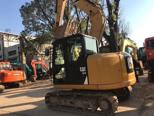307E Excavadora CAT usada Eficiência do combustível Excavadora hidráulica usada 2017 ano