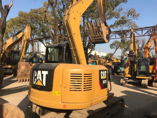 307E Excavadora CAT usada Eficiência do combustível Excavadora hidráulica usada 2017 ano