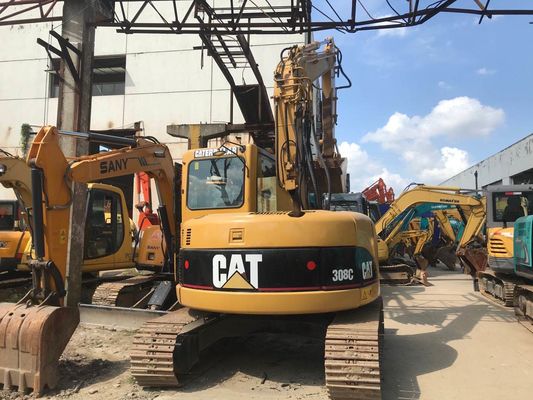 Excavadora usada CAT 308C Original Japão fácil manutenção