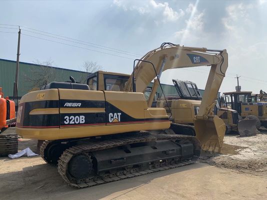 Alta resistência 320B Excavadora usada CAT Segurança Operação Excavadora de 20 toneladas