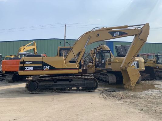 Alta resistência 320B Excavadora usada CAT Segurança Operação Excavadora de 20 toneladas