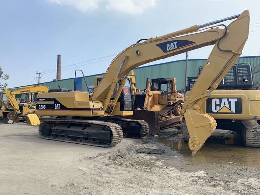 Alta resistência 320B Excavadora usada CAT Segurança Operação Excavadora de 20 toneladas