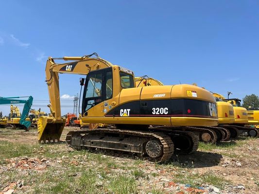 320C Excavadora usada CAT Caterpillar 20 toneladas Excavadora Operação de segurança Japão