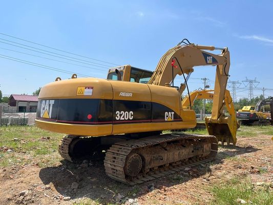 320C Excavadora usada CAT Caterpillar 20 toneladas Excavadora Operação de segurança Japão