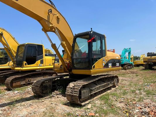 320C Excavadora usada CAT Caterpillar 20 toneladas Excavadora Operação de segurança Japão