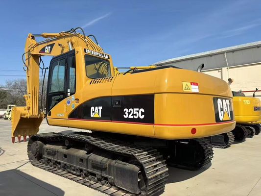 Hidráulico usado Caterpillar 325C Excavator Visibilidade e segurança para construção