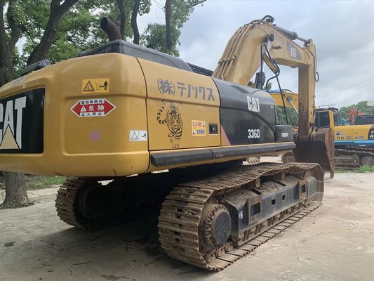 Excavadora original japonesa Caterpillar 336D em bom estado para mineração