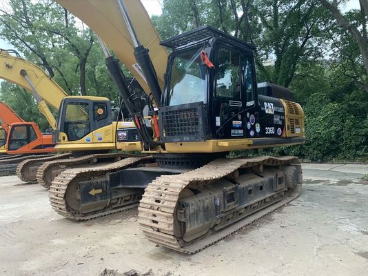 Excavadora original japonesa Caterpillar 336D em bom estado para mineração