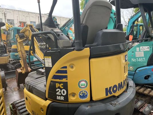 Usado Komatsu PC20MR-2 Crawler montado escavadeira original Japão Trabalhando no jardim