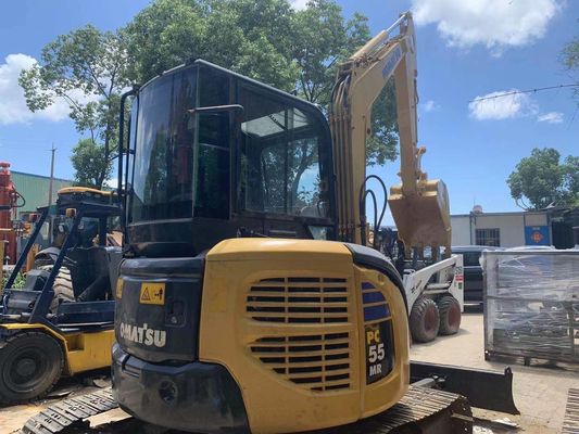 PC50MR-2 usado Komatsu Mini Digger Cabina fechada para canteiro de obras