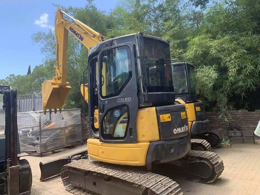 PC50MR-2 usado Komatsu Mini Digger Cabina fechada para canteiro de obras