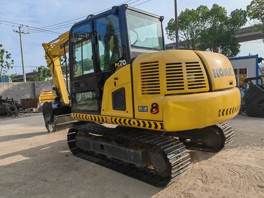 Excavadora original japonesa usada Komatsu PC70-8 Excavadora tipo Crawler