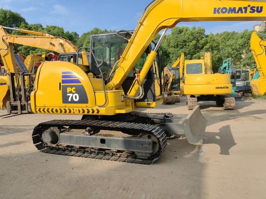 Excavadora original japonesa usada Komatsu PC70-8 Excavadora tipo Crawler