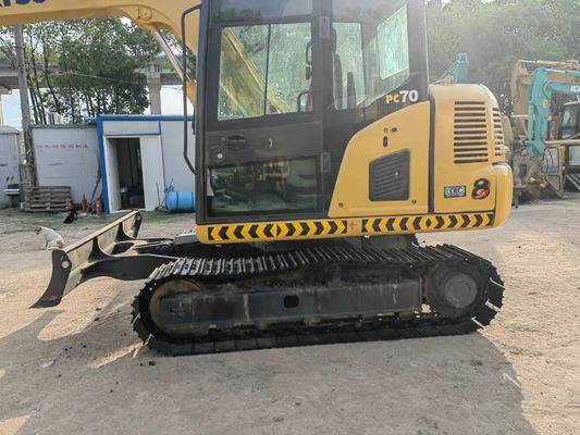 Excavadora original japonesa usada Komatsu PC70-8 Excavadora tipo Crawler