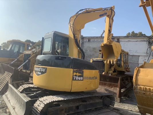 PC78US-6NO Excavadora Usada Cor Original Excavadora Komatsu de segunda mão