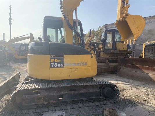 PC78US-6NO Excavadora Usada Cor Original Excavadora Komatsu de segunda mão