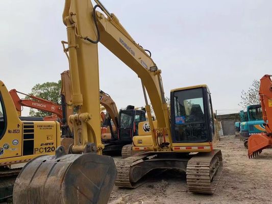 12 toneladas usadas Komatsu PC120-6 Excavadora hidráulica crawler garantia de segurança