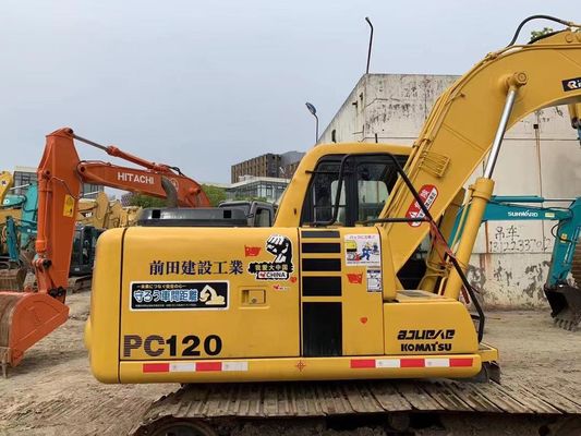 12 toneladas usadas Komatsu PC120-6 Excavadora hidráulica crawler garantia de segurança