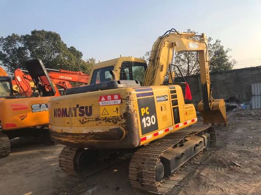Poupança de energia usado Komatsu PC130 6 Crawler Alta estabilidade Cor original