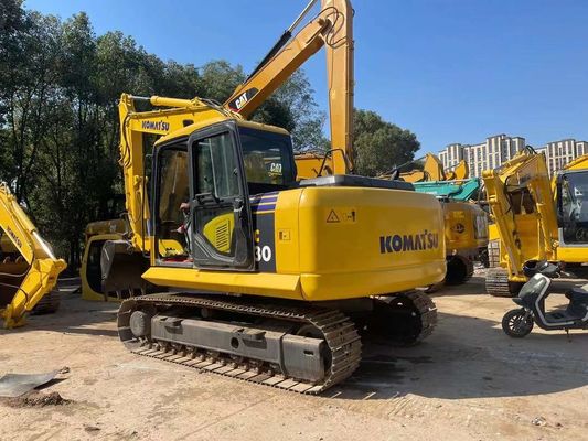 PC130-7 original do Japão Excavadora Komatsu Usada com Pulso Hidráulico