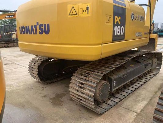 Japão Komatsu PC160LC-7 Mini Crawler Excavator Segunda mão com motor potente