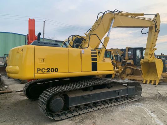 Eficiência elevada Usado Komatsu PC200 6 Excavadora Original Japão Poderosa