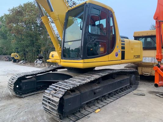 Eficiência elevada Usado Komatsu PC200 6 Excavadora Original Japão Poderosa