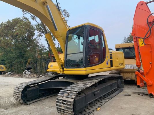 Eficiência elevada Usado Komatsu PC200 6 Excavadora Original Japão Poderosa